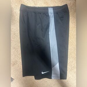 Nike kids Black and Gray Athletic Shorts